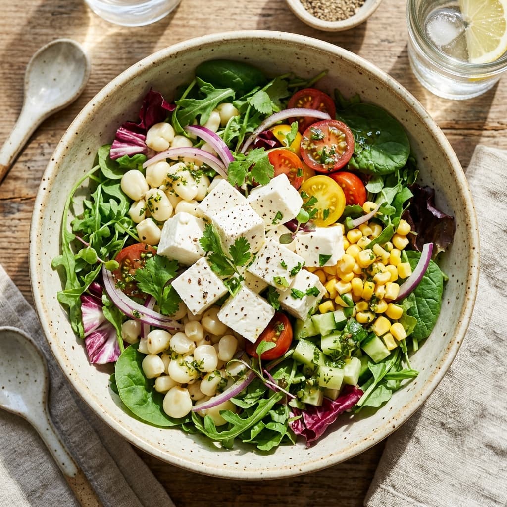 Ensalada con Queso Fresco