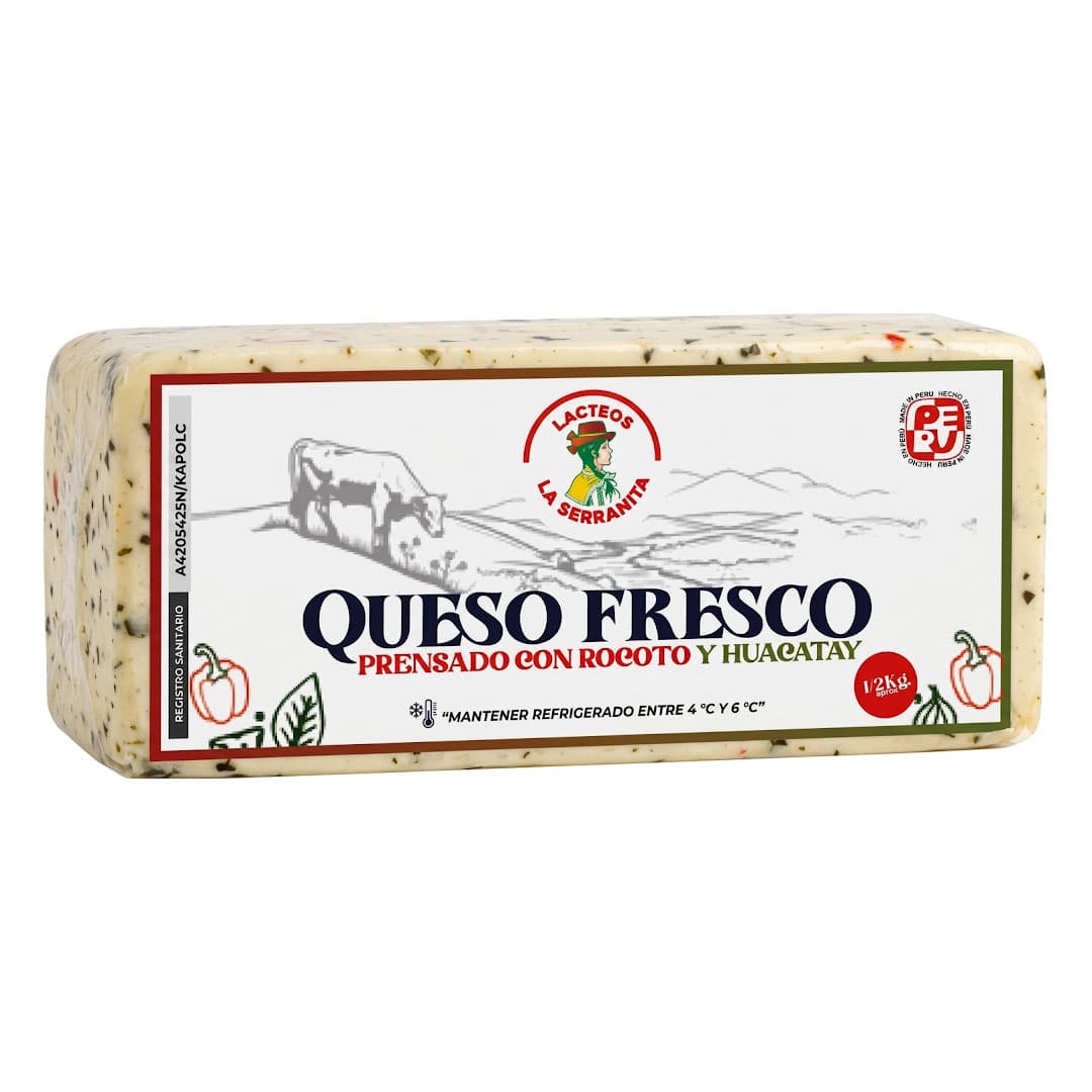 Queso con Rocoto y Huacatay